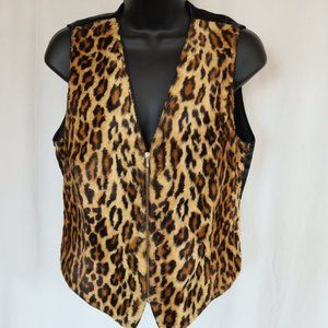 Lepoard Vest Tina Hagen 90's Collection